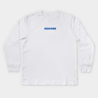 Discord Slime (blue) Kids Long Sleeve T-Shirt